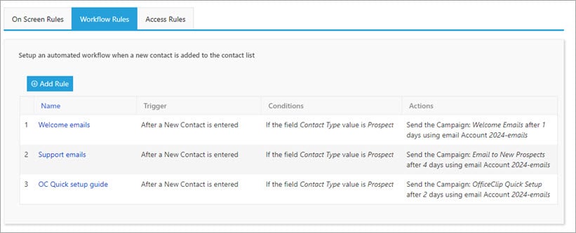 Setting Automation rules for campaigns