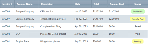 officeclip-invoice-dashboard