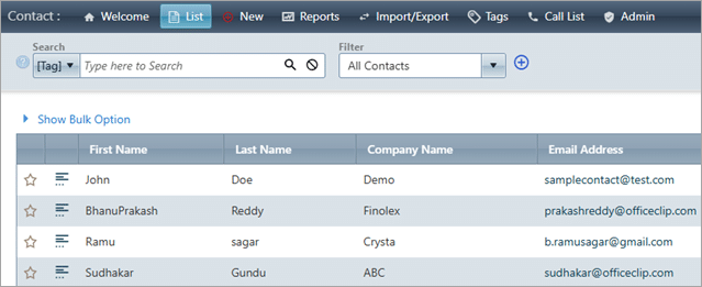 contact management
